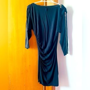 Marciano Guess Dress Black with gold zippers